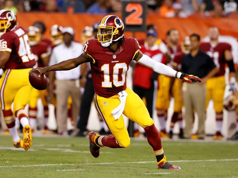 Washington Redskins quarterback Robert Griffin III