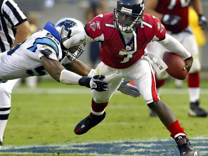 Atlanta Falcons quarterback Michael Vick