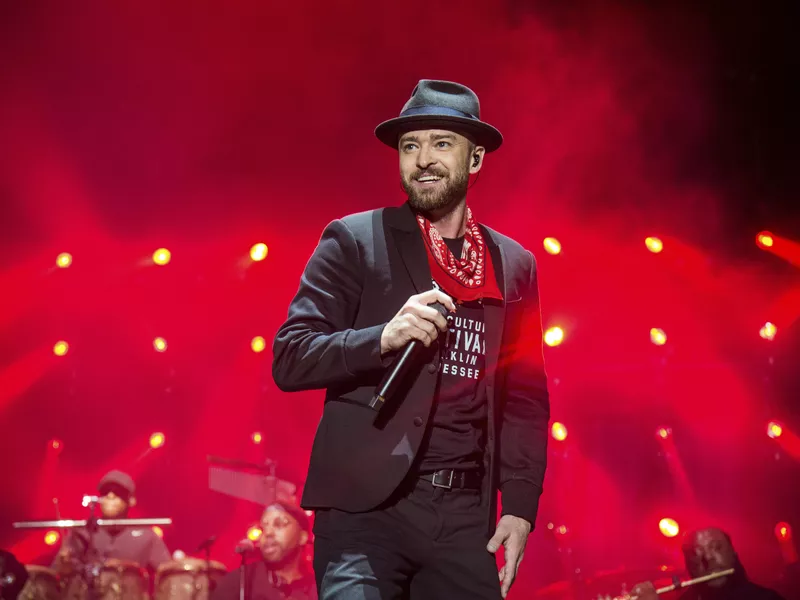 Justin Timberlake performs