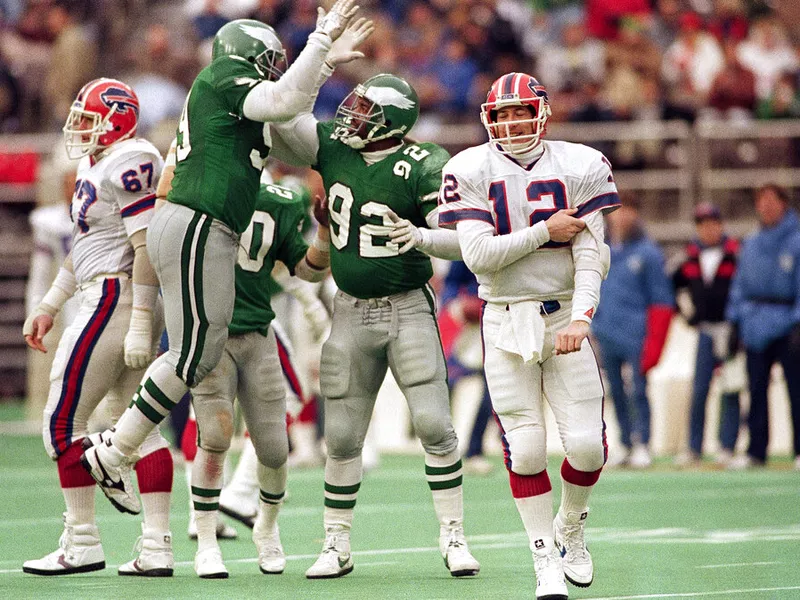 Jim Kelly and Reggie White