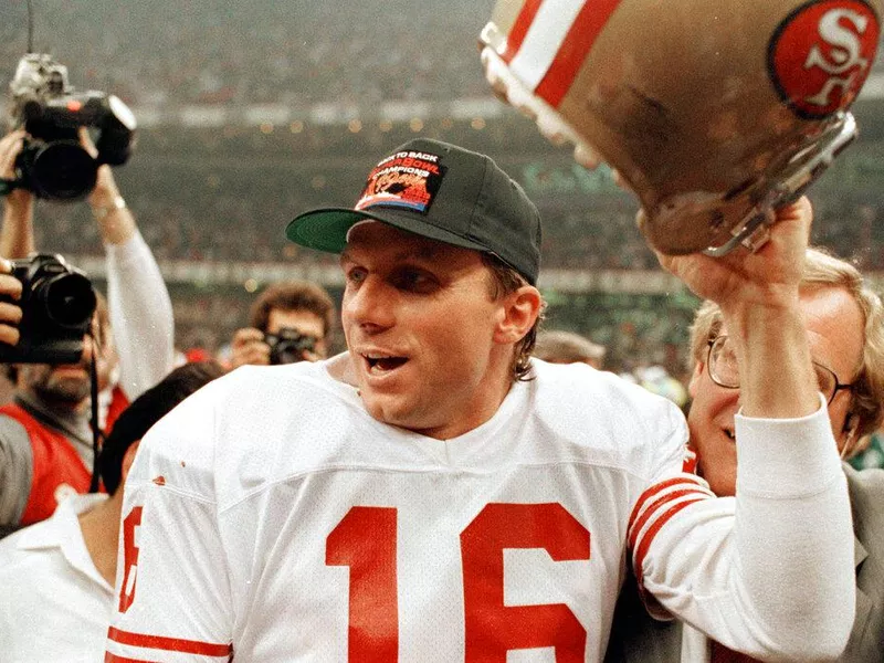 San Francisco 49ers quarterback Joe Montana