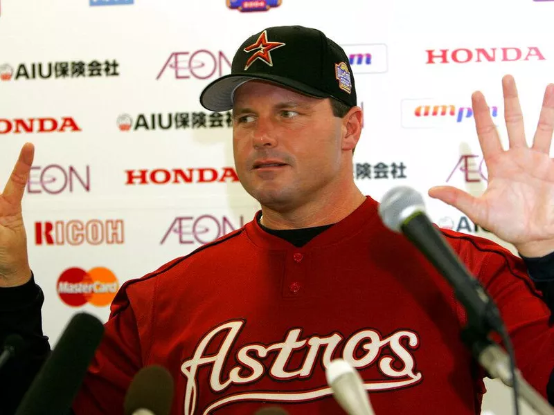 Houston Astros pitcher Roger Clemens