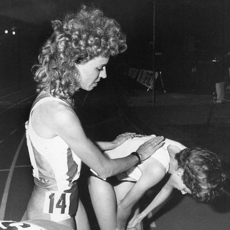 Zola Budd and Mary Decker Slaney interacts