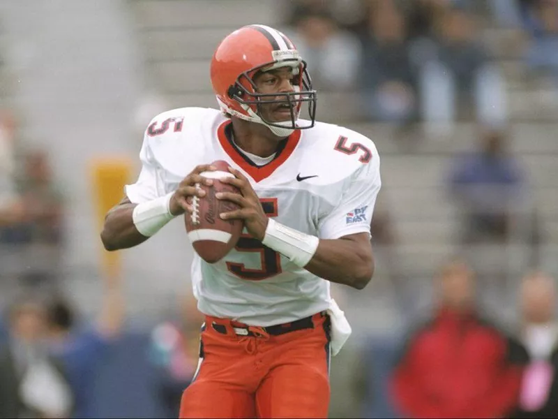 Syracuse quarterback Donovan McNabb