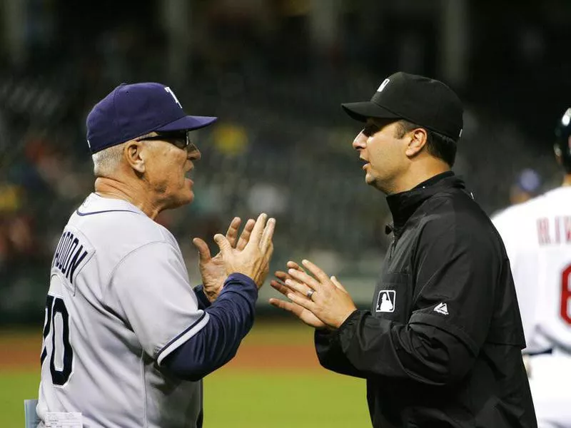 Joe Maddon and James Reynolds