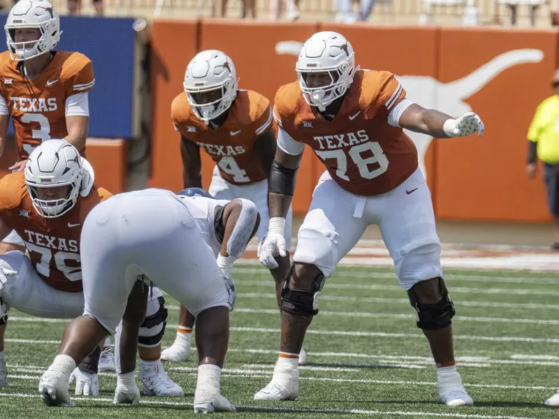 Texas offensive lineman Kelvin Banks, Jr.