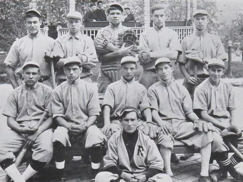 Cardinal Gibbons pitcher/outfielder Babe Ruth