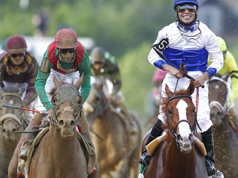 Shackleford and jockey Jesus Castanon