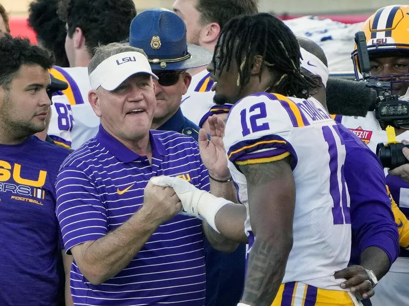 LSU head coach Brian Kelly