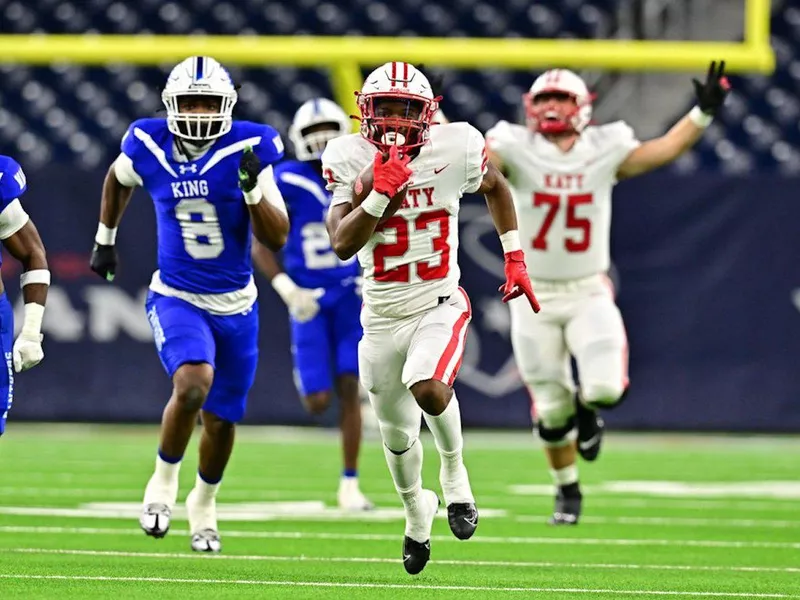 Katy running back Seth Davis