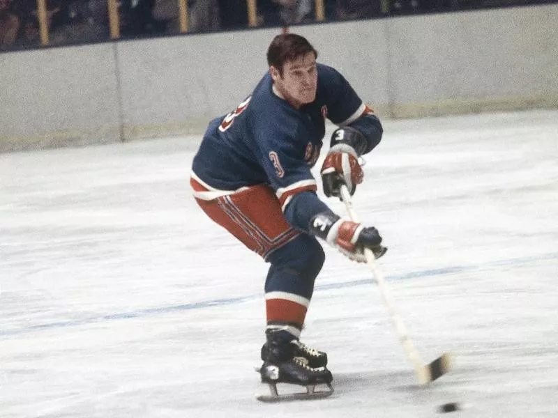 Tim Horton with the New York Rangers