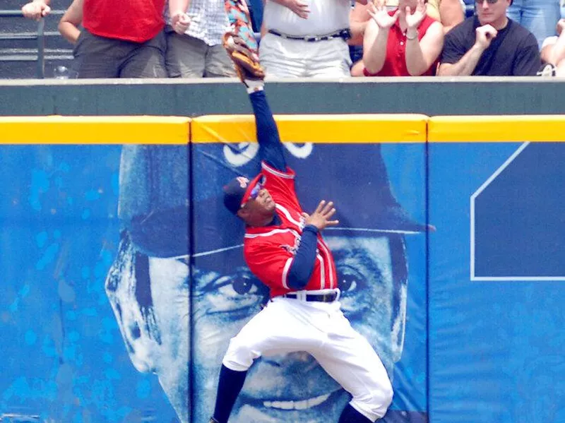 Atlanta Braves center fielder Andruw Jones