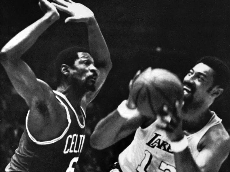 Bill Russell and Wilt Chamberlain