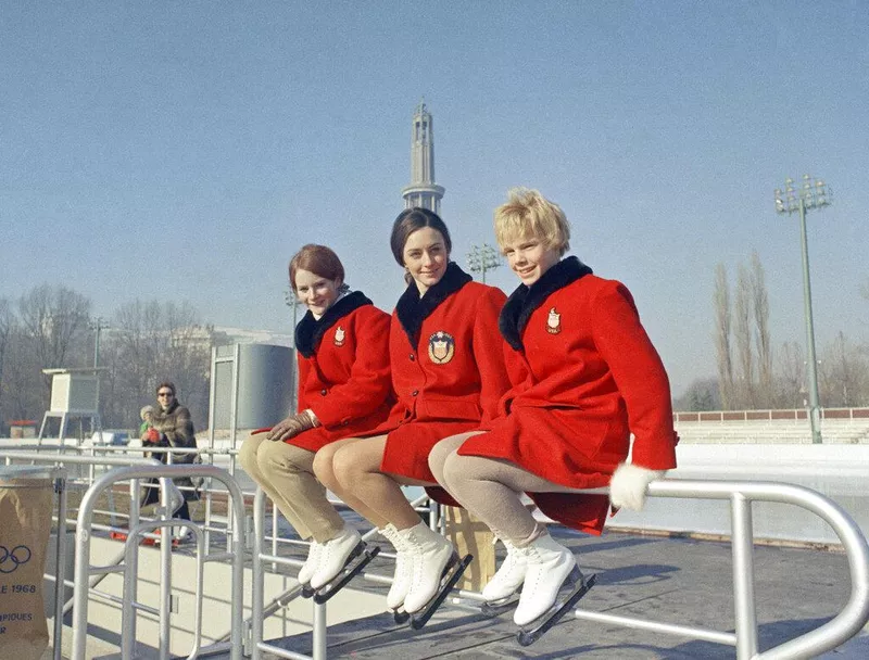 Tina Noyes, Peggy Fleming, Janet Lynn Nowicki