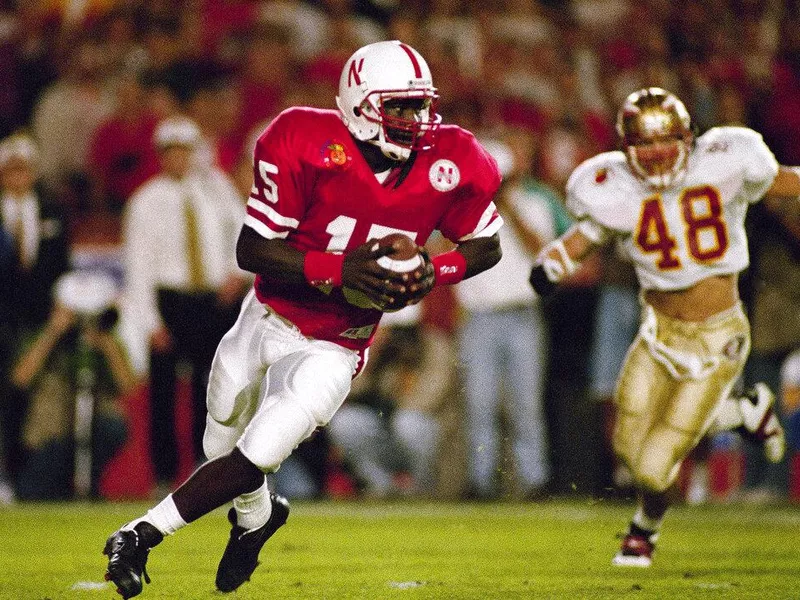 Nebraska quarterback Tommie Frazier