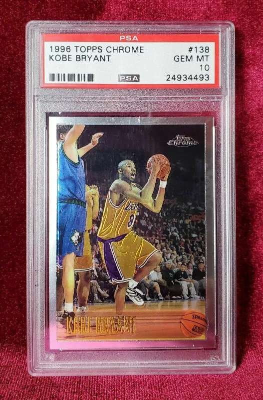 1996-97 Topps Chrome Refractors Kobe Bryant