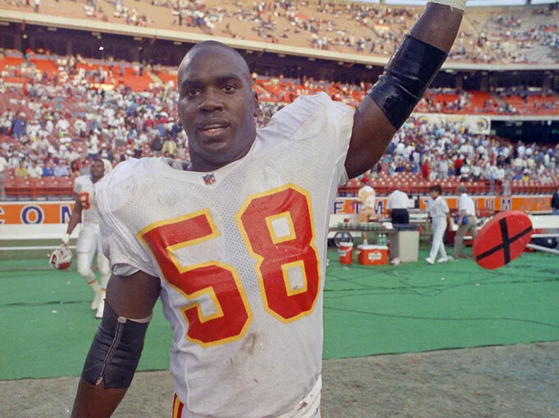 Kansas City Chiefs linebacker Derrick Thomas