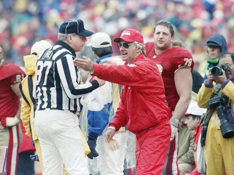 San Francisco 49ers coach George Seifert