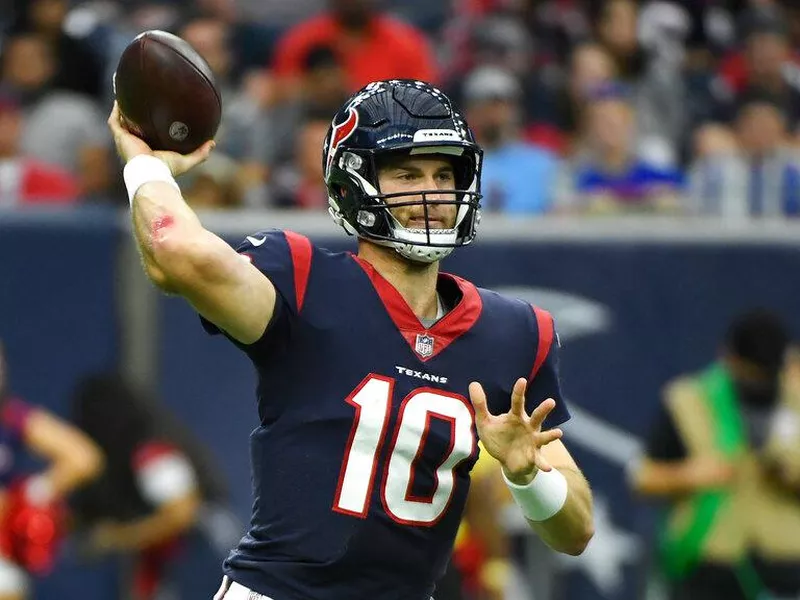 Houston Texans quarterback Davis Mills