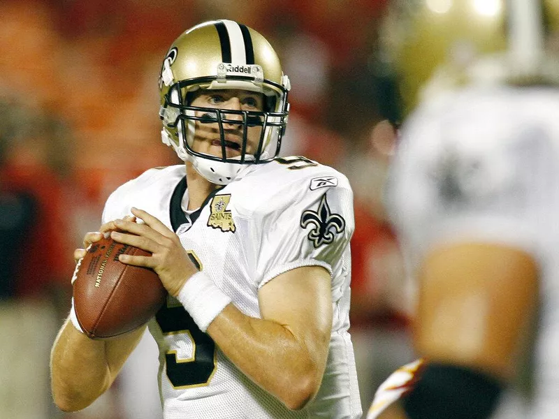 New Orleans Saints quarterback Drew Brees