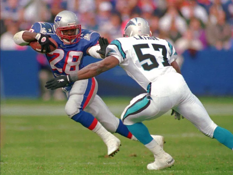 New England Patriots running back Curtis Martin