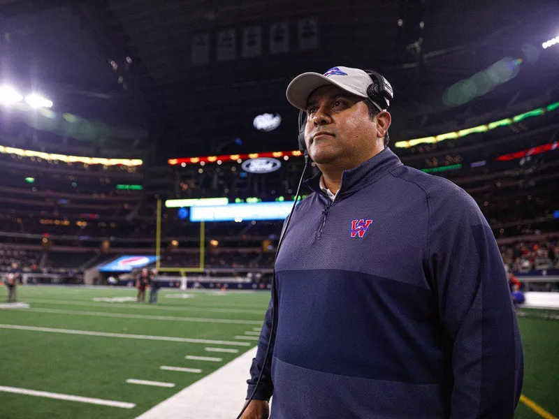 Austin Westlake head coach Tony Salazar