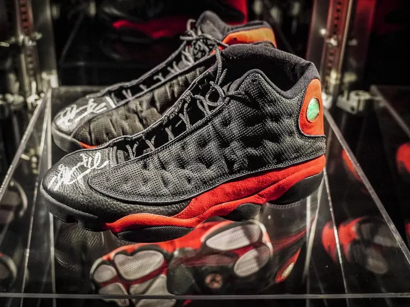 Michael Jordan's game-worn Air Jordan XIII from 1998.