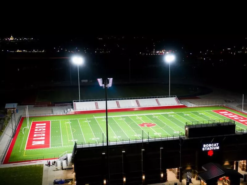 Bobcat Stadium in Rexburg, Idahao