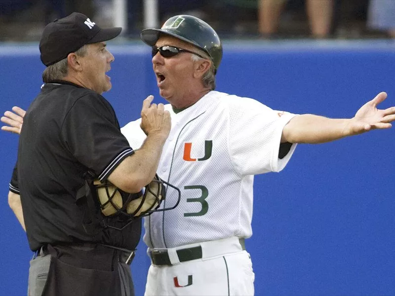 University of Miami head coach Jim Morris