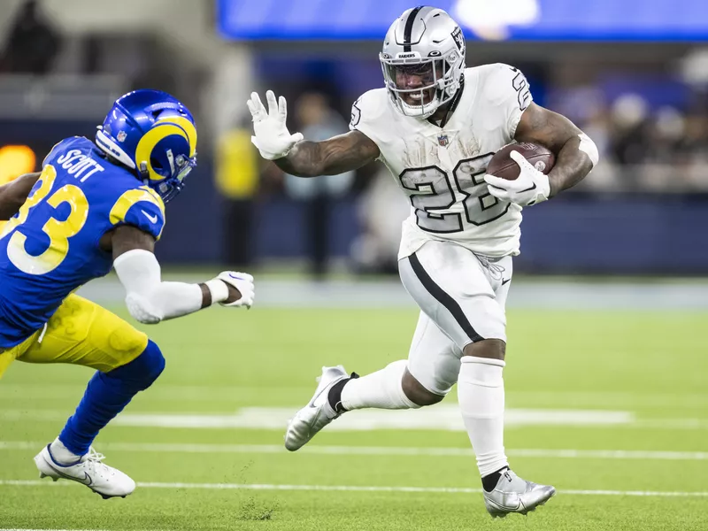 Las Vegas Raiders running back Josh Jacobs