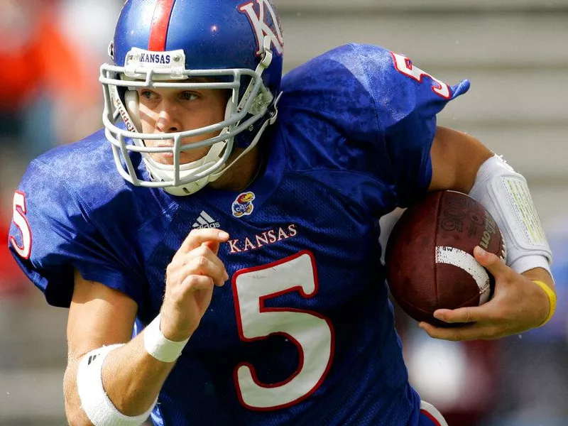 Kansas quarterback Todd Reesing