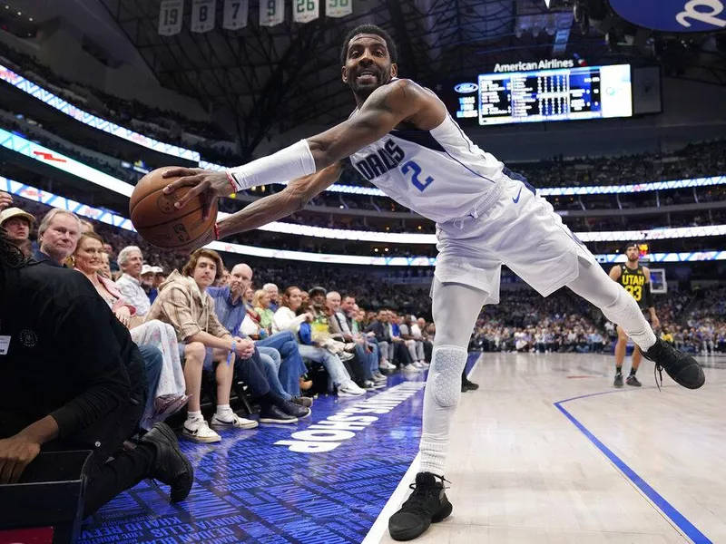 Dallas Mavericks guard Kyrie Irving