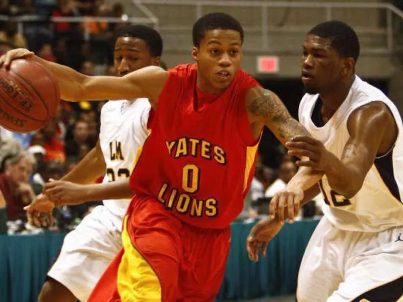 Yates High guard Joseph Young