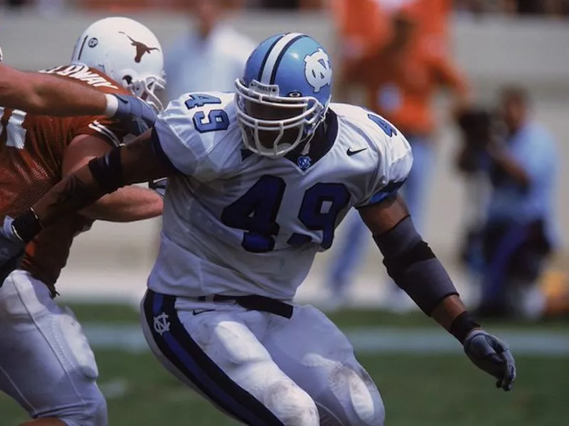 North Carolina defensive end Julius Peppers