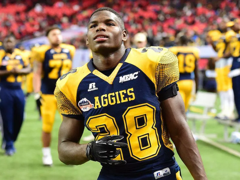 North Carolina A&T running back Tarik Cohen