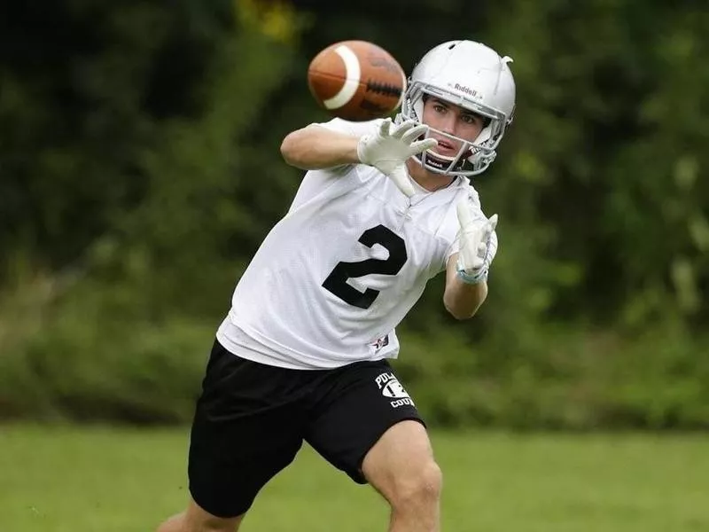 Pulaski County wide receiver Jake Johnson