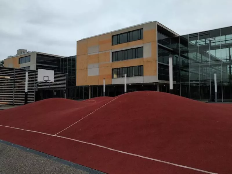 3D basketball court in Munich