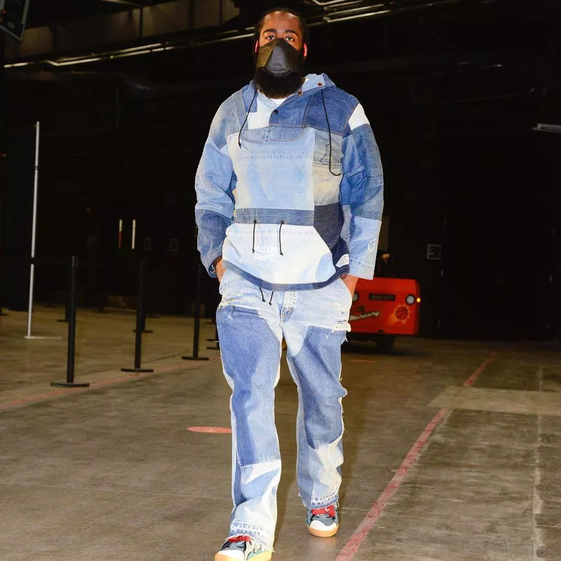 James Harden walking