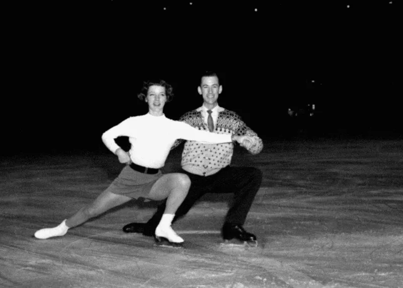 Figure skating championships featuring Tenley Albright