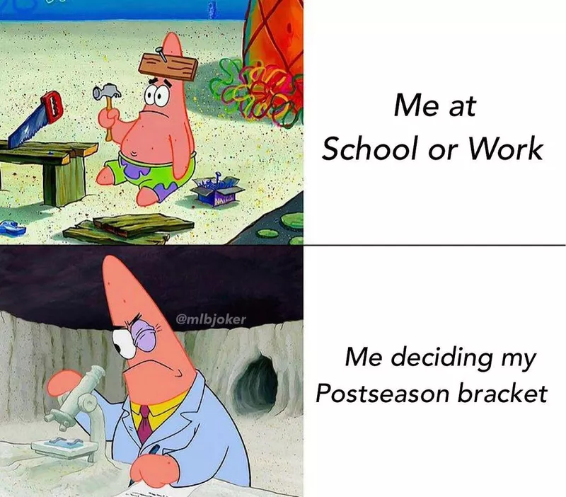 Postseason bracket meme