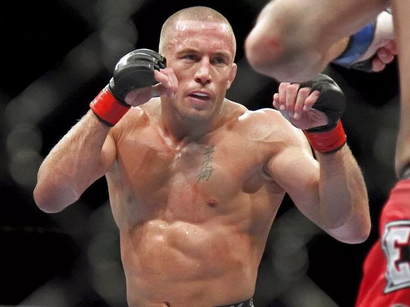 UFC fighter Georges St. Pierre