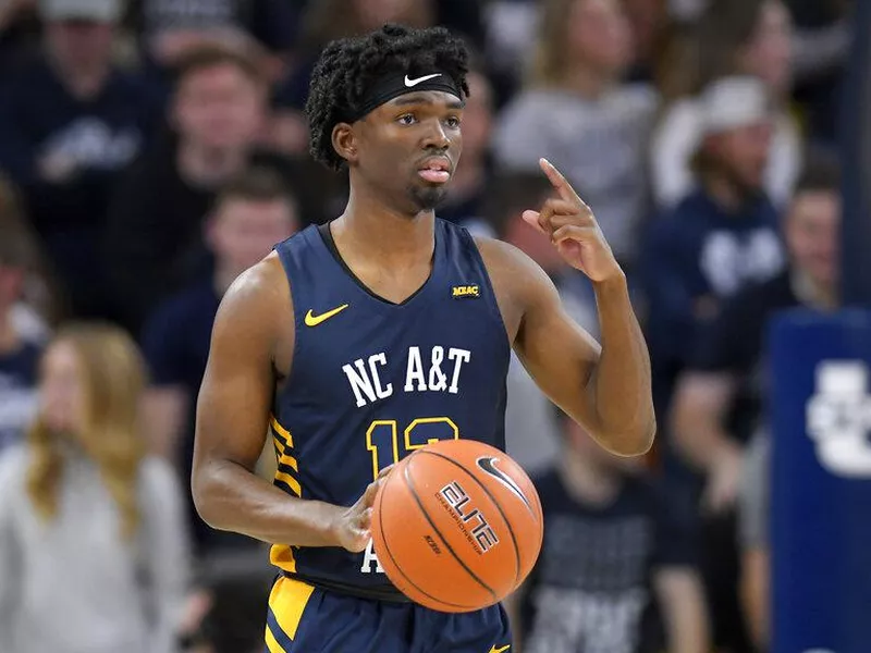 North Carolina A&T guard Kameron Langley