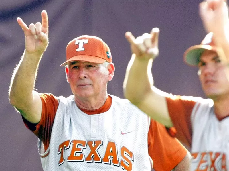 Texas head coach Augie Garrido