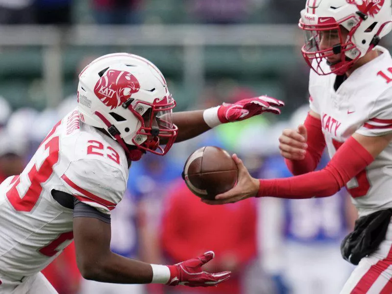 Katy running back Seth Davis