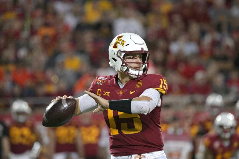 Iowa State quarterback Brock Purdy