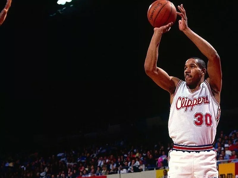 Los Angeles Clippers shooting guard Bo Kimble