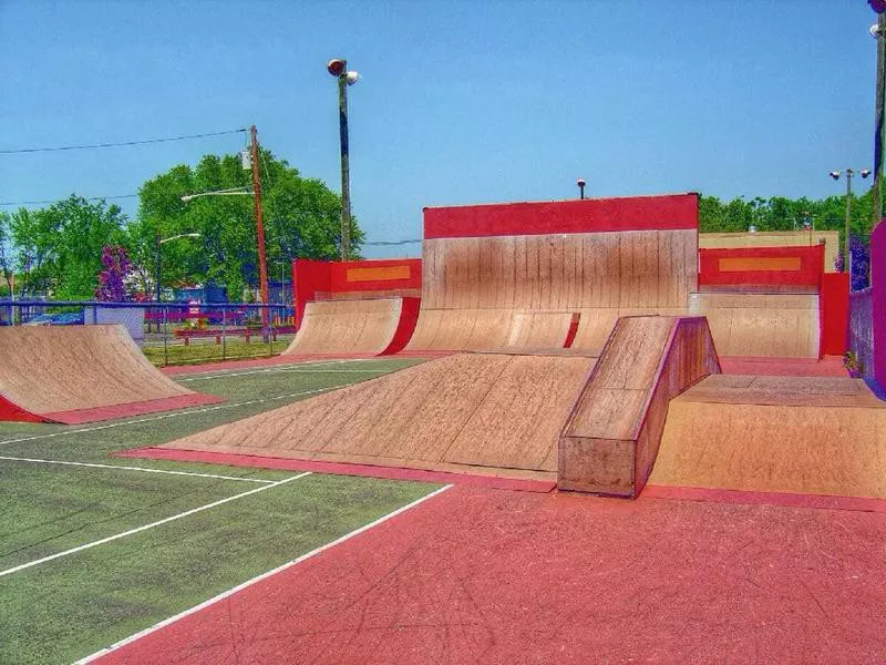 Ann Van Middlesworth Skateboarding Park in Hillsborough Township, New Jersey