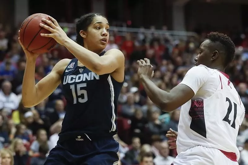 UConn women's basketball player Gabby Williams