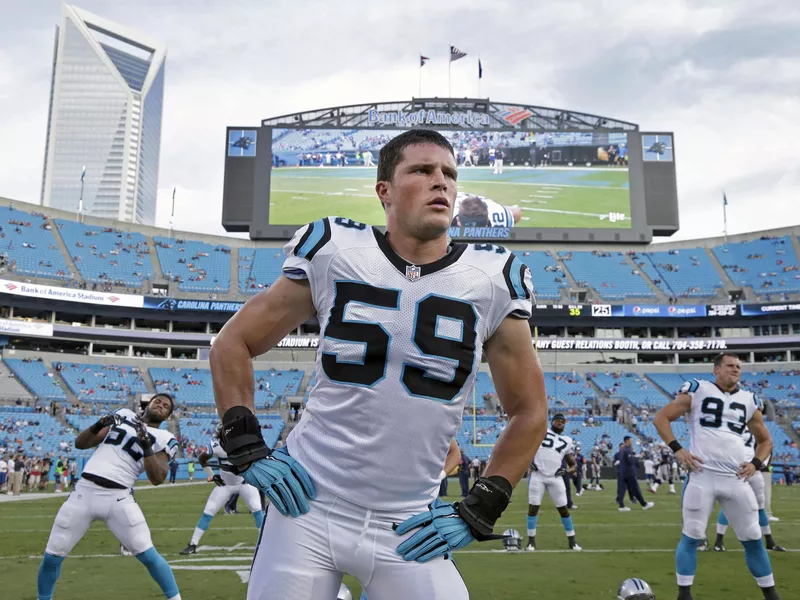 Carolina Panthers linebacker Luke Kuechly