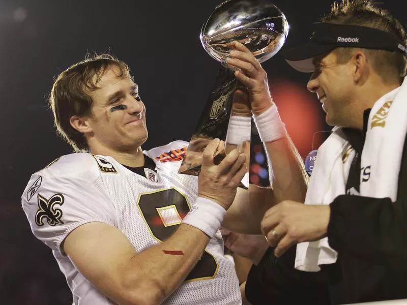 Drew Brees and Sean Payton